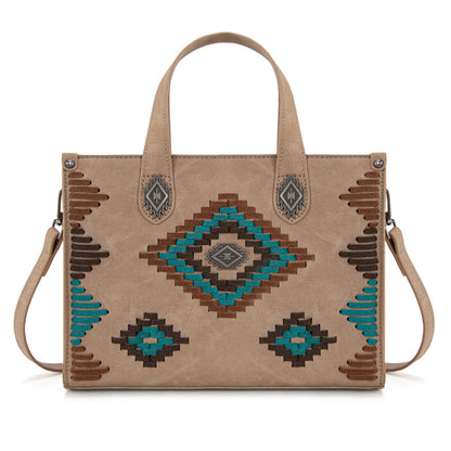 MW1332-8322 Montana West Aztec Collection Tote/Crossbody