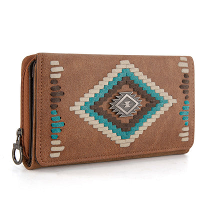 MW1332-W010 Montana West Aztec Collection  Wallet