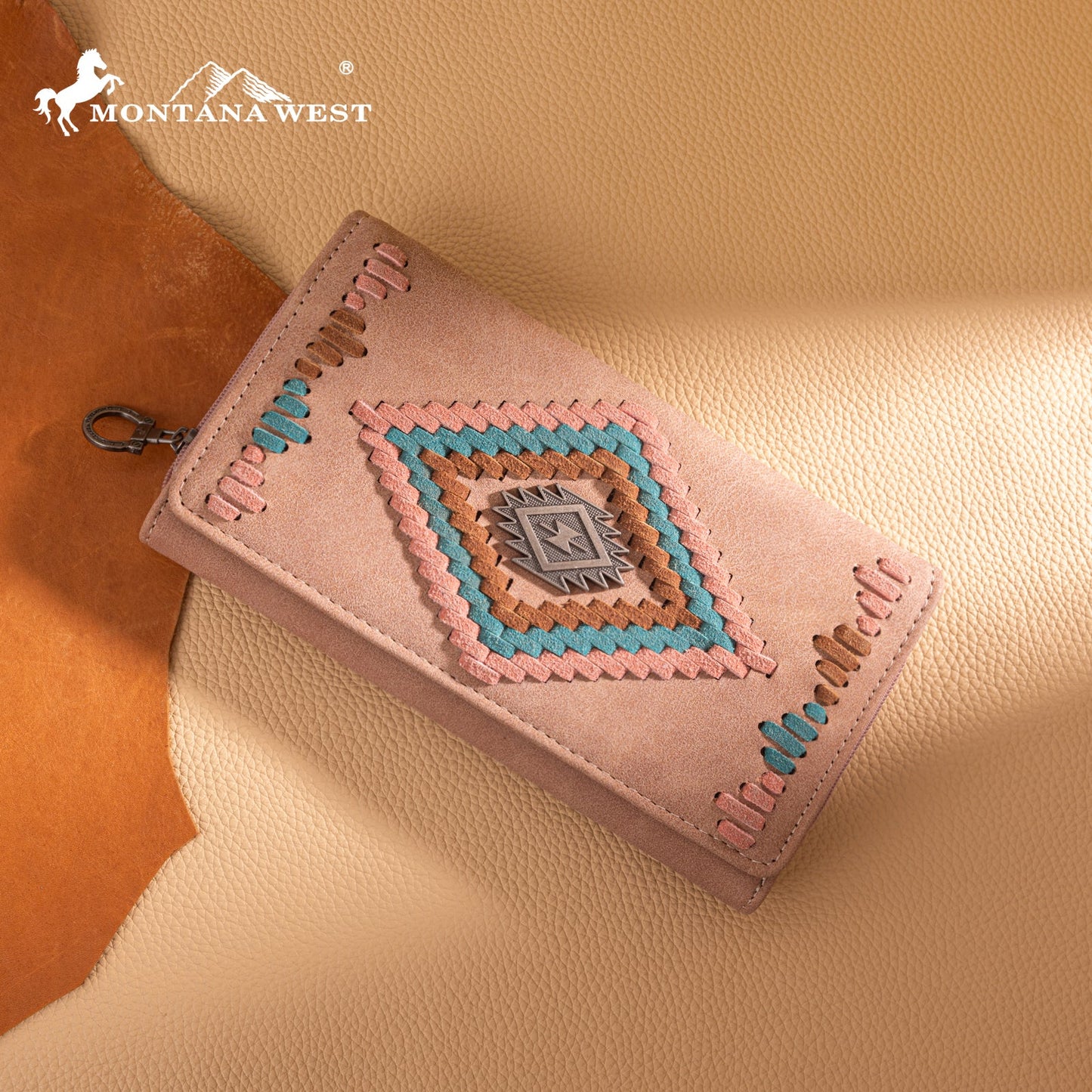 MW1332-W010 Montana West Aztec Collection  Wallet
