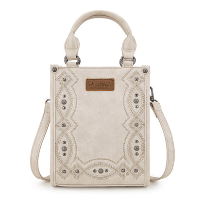 MW1334-1831  Montana West Embroidered Aztec Small Tote/Crossbody