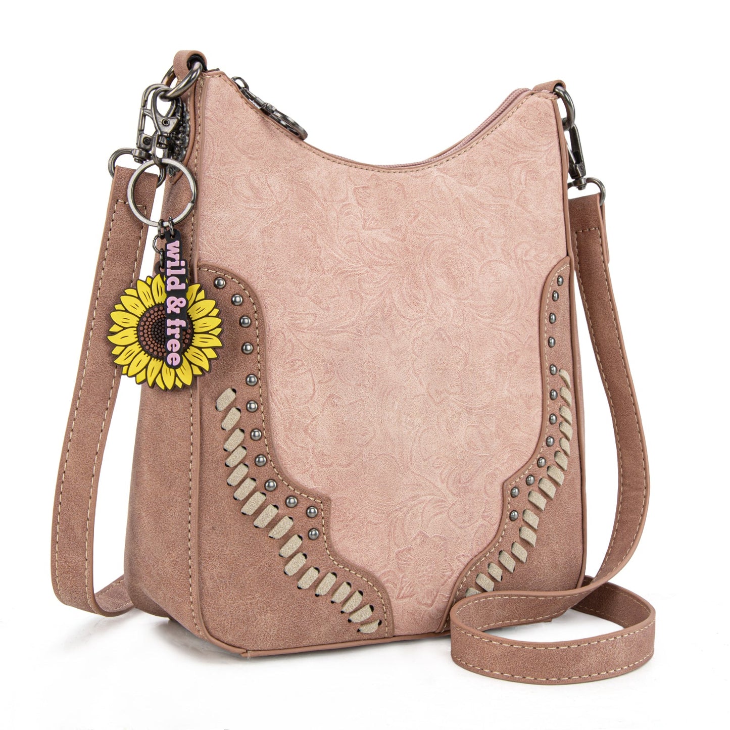 MW1335-8330  Montana West Embossed Collection Crossbody Bag
