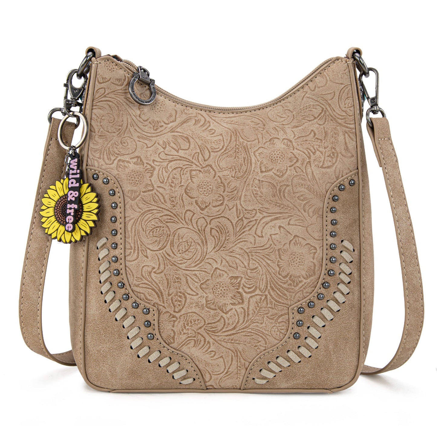 MW1335-8330  Montana West Embossed Collection Crossbody Bag