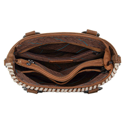 MW1335-8360 Montana West Embossed Collection Tote/Crossbody Bag