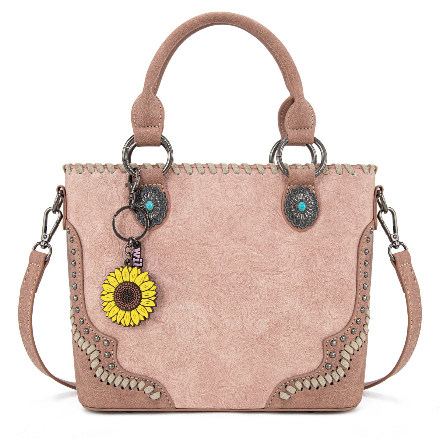 MW1335-8360 Montana West Embossed Collection Tote/Crossbody Bag