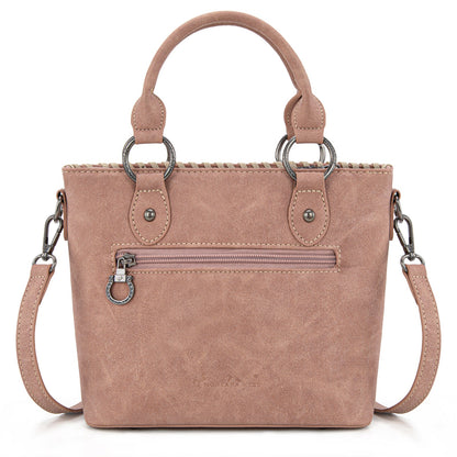 MW1335-8360 Montana West Embossed Collection Tote/Crossbody Bag