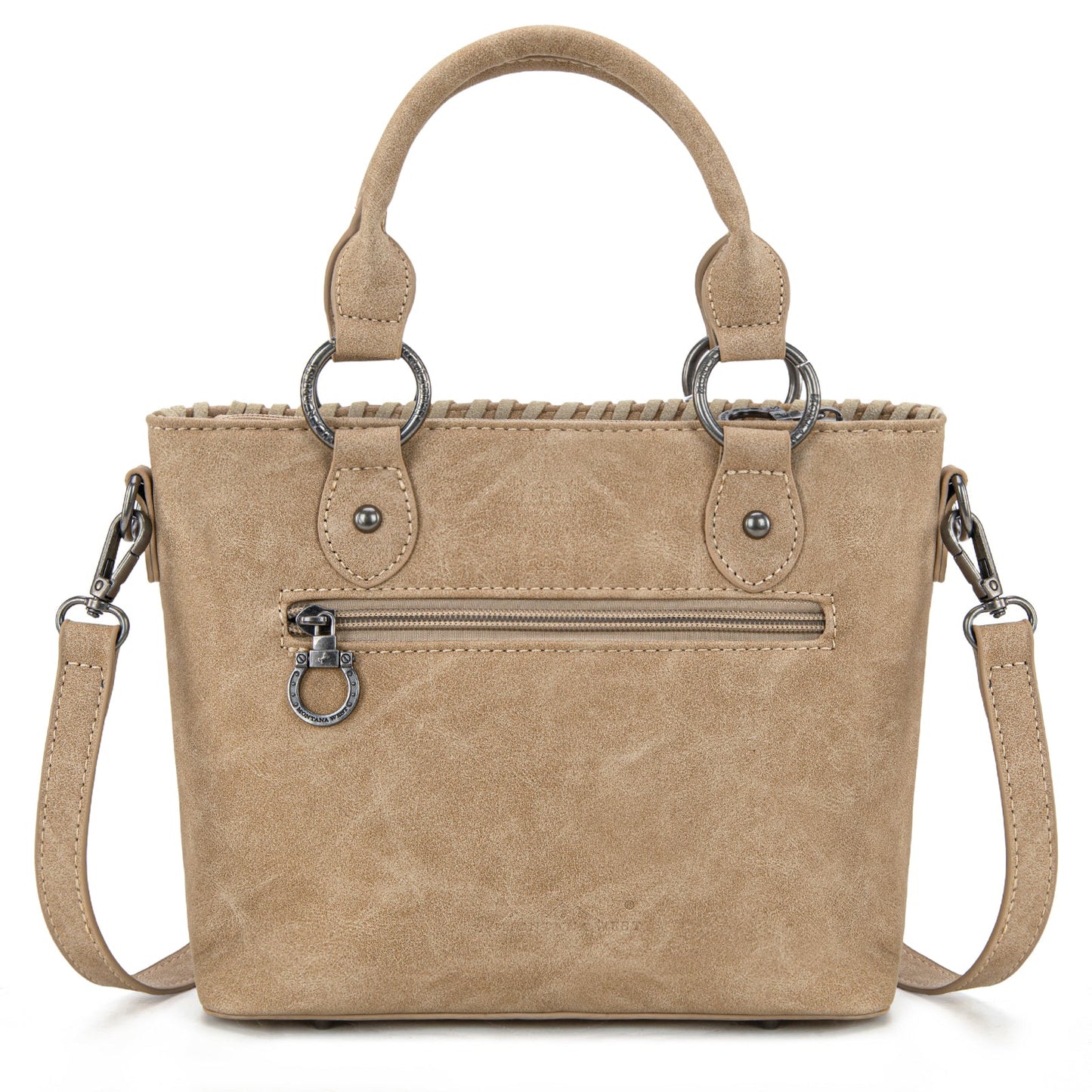 MW1335-8360 Montana West Embossed Collection Tote/Crossbody Bag