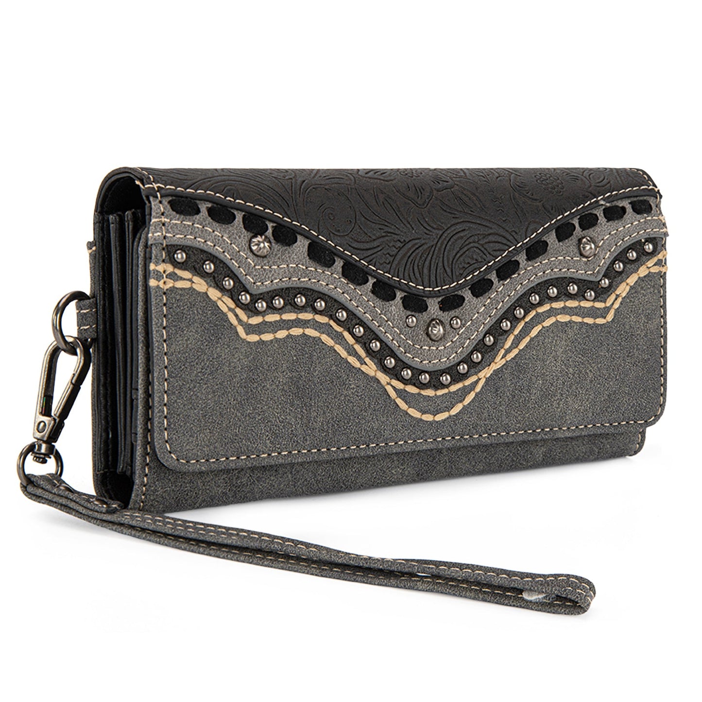 MW1340-W002 Montana West Embossed Collection Wallet