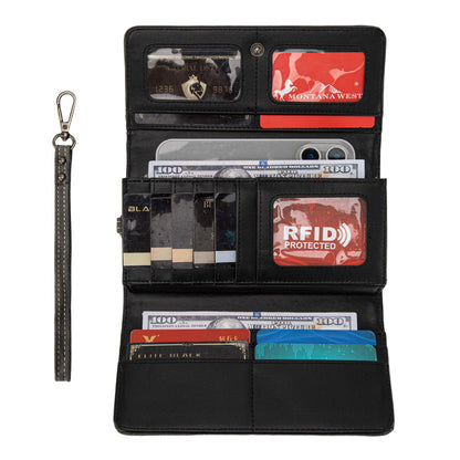 MW1340-W002 Montana West Embossed Collection Wallet