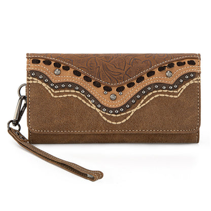 MW1340-W002 Montana West Embossed Collection Wallet