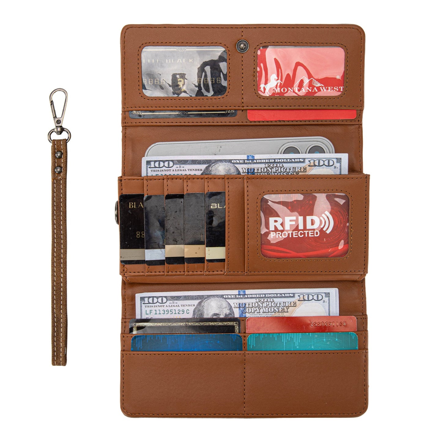 MW1340-W002 Montana West Embossed Collection Wallet