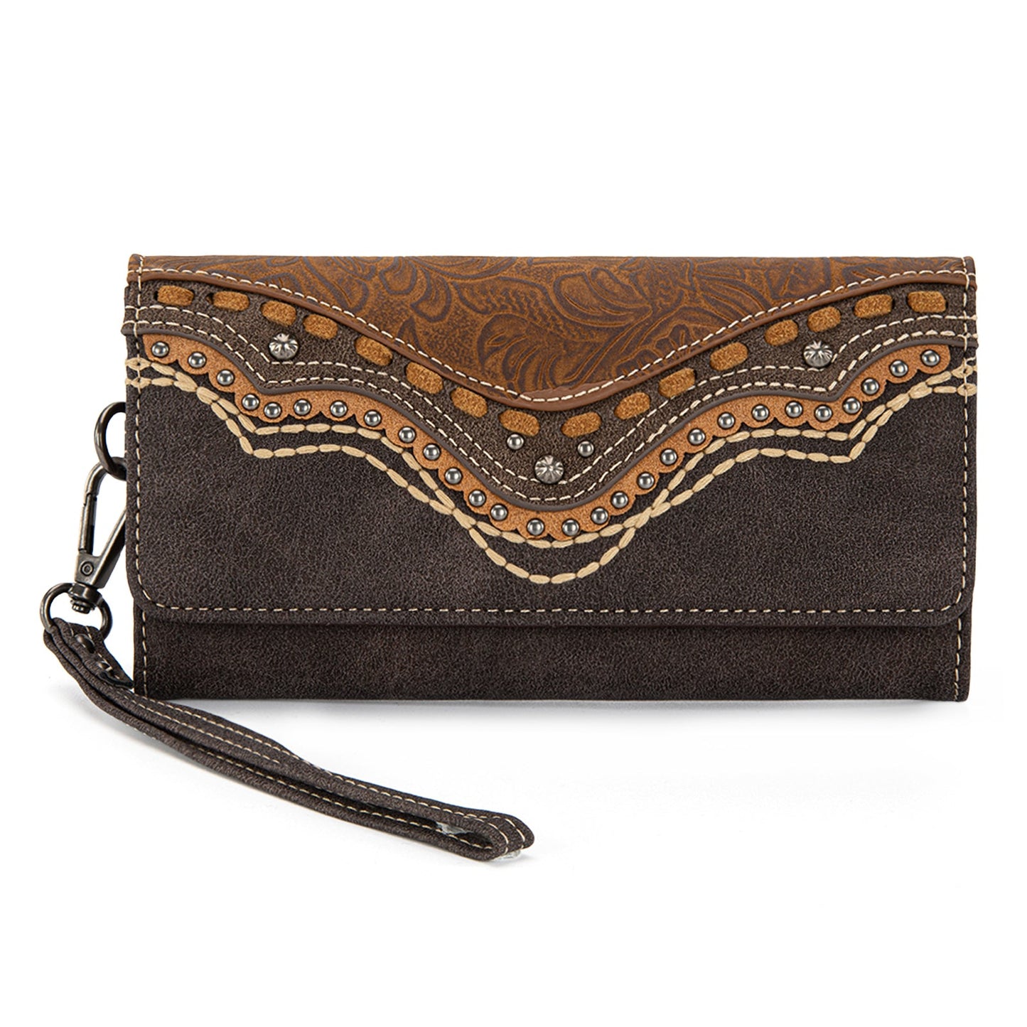 MW1340-W002 Montana West Embossed Collection Wallet