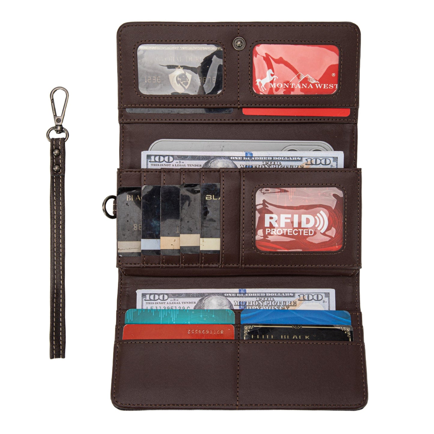 MW1340-W002 Montana West Embossed Collection Wallet