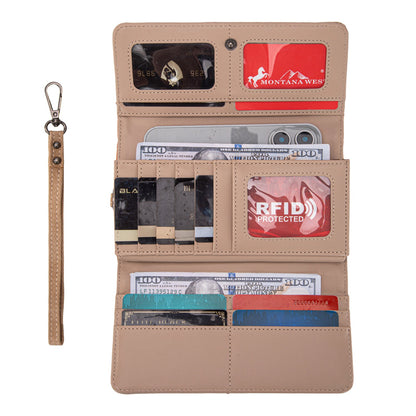 MW1340-W002 Montana West Embossed Collection Wallet