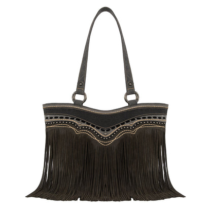 MW1340G-8317 Montana West Fringe Collection Concealed Carry Tote