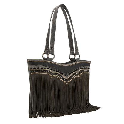 MW1340G-8317 Montana West Fringe Collection Concealed Carry Tote