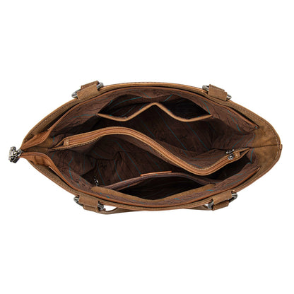 MW1340G-8317 Montana West Fringe Collection Concealed Carry Tote