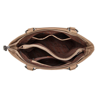 MW1340G-8317 Montana West Fringe Collection Concealed Carry Tote