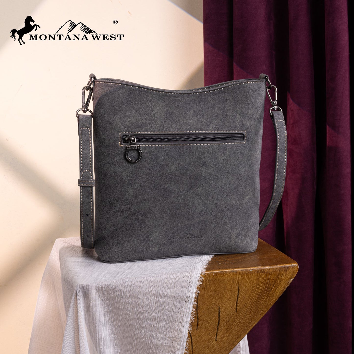 MW1340G-9360   Montana West Fringe Collection Crossbody