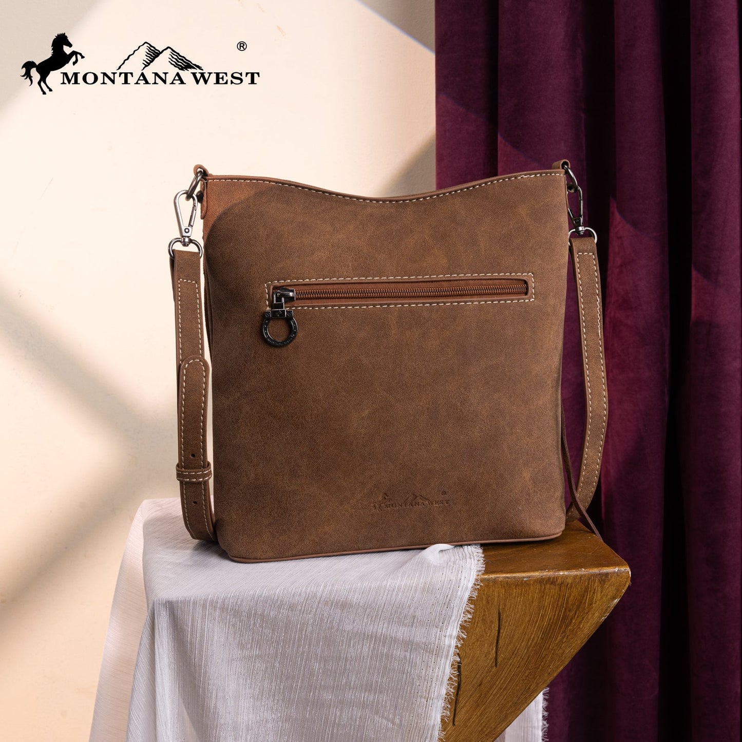 MW1340G-9360   Montana West Fringe Collection Crossbody