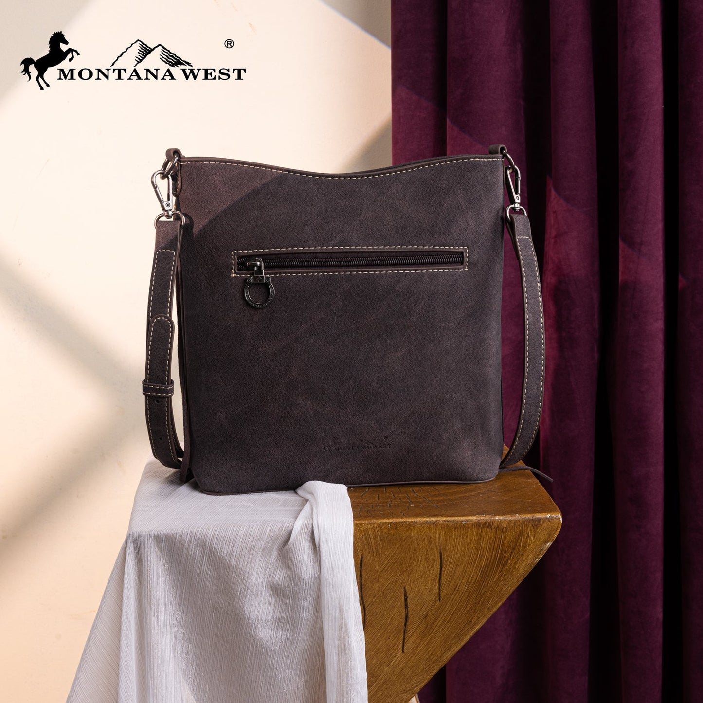 MW1340G-9360   Montana West Fringe Collection Crossbody