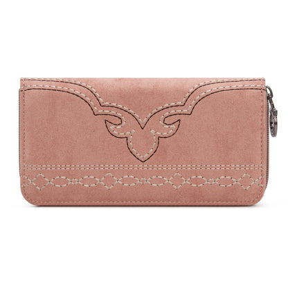 MW1341-W022   Montana West Boot Stitch Wallet