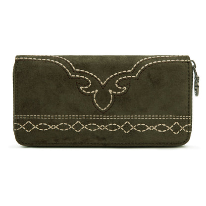 MW1341-W022   Montana West Boot Stitch Wallet