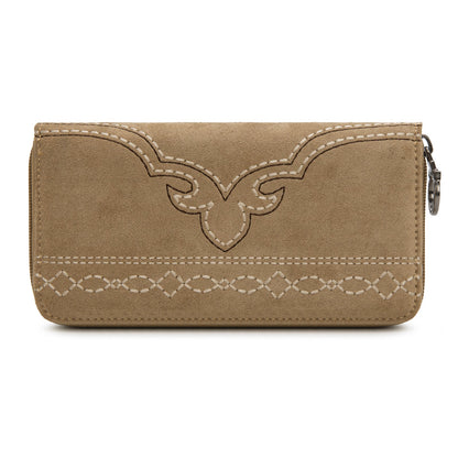MW1341-W022   Montana West Boot Stitch Wallet