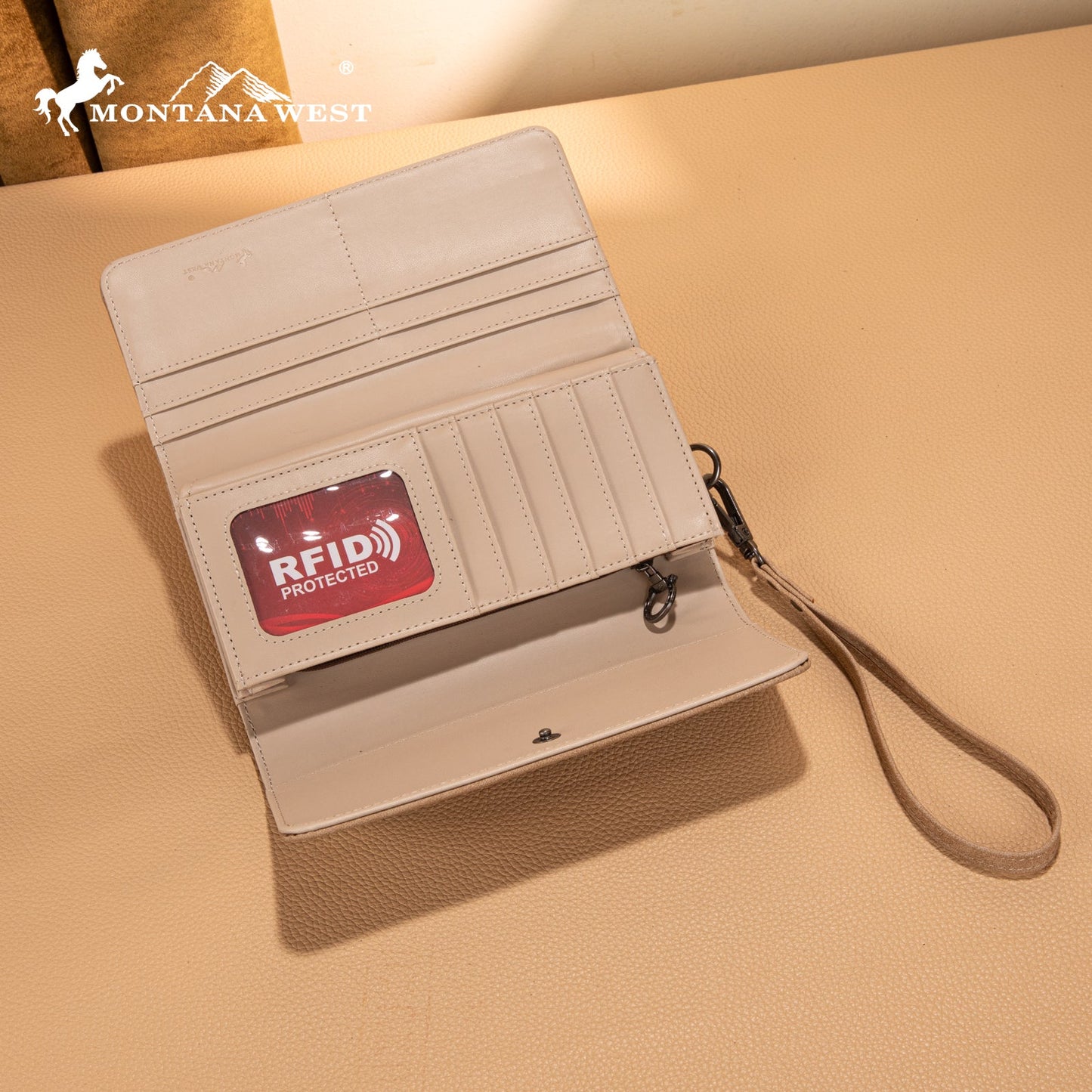 MW1344-W002 Montana West Concho Embroidered Collection Wallet