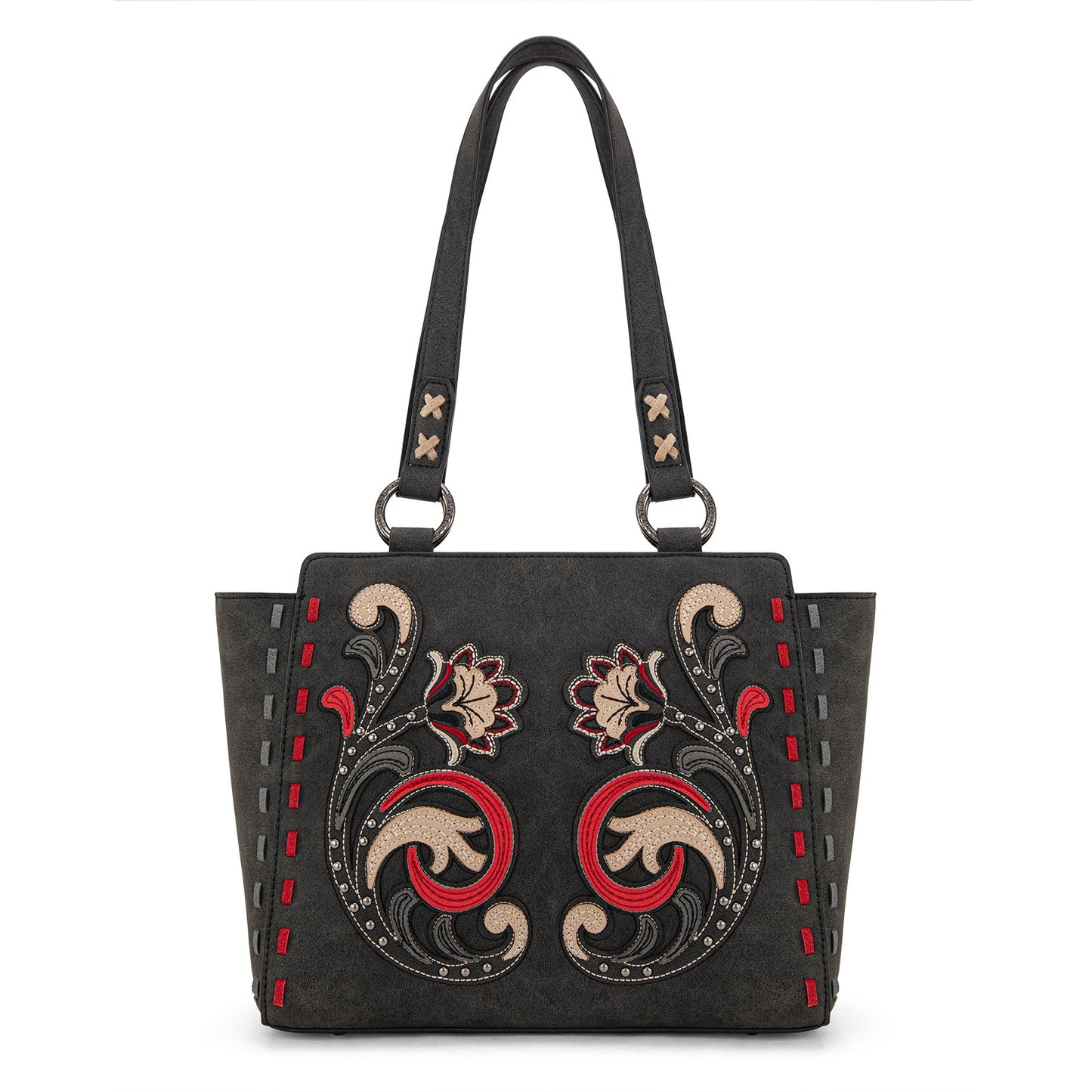 MW1348-8250  Montana West Embroidered Tote Bag
