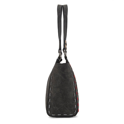 MW1348-8250  Montana West Embroidered Tote Bag