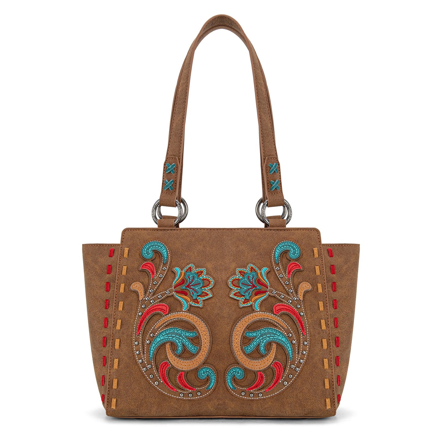 MW1348-8250  Montana West Embroidered Tote Bag