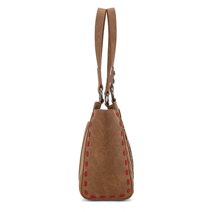 MW1348-8250  Montana West Embroidered Tote Bag
