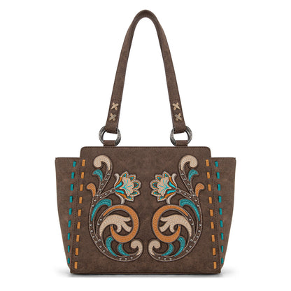 MW1348-8250  Montana West Embroidered Tote Bag