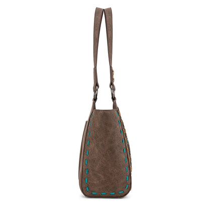 MW1348-8250  Montana West Embroidered Tote Bag