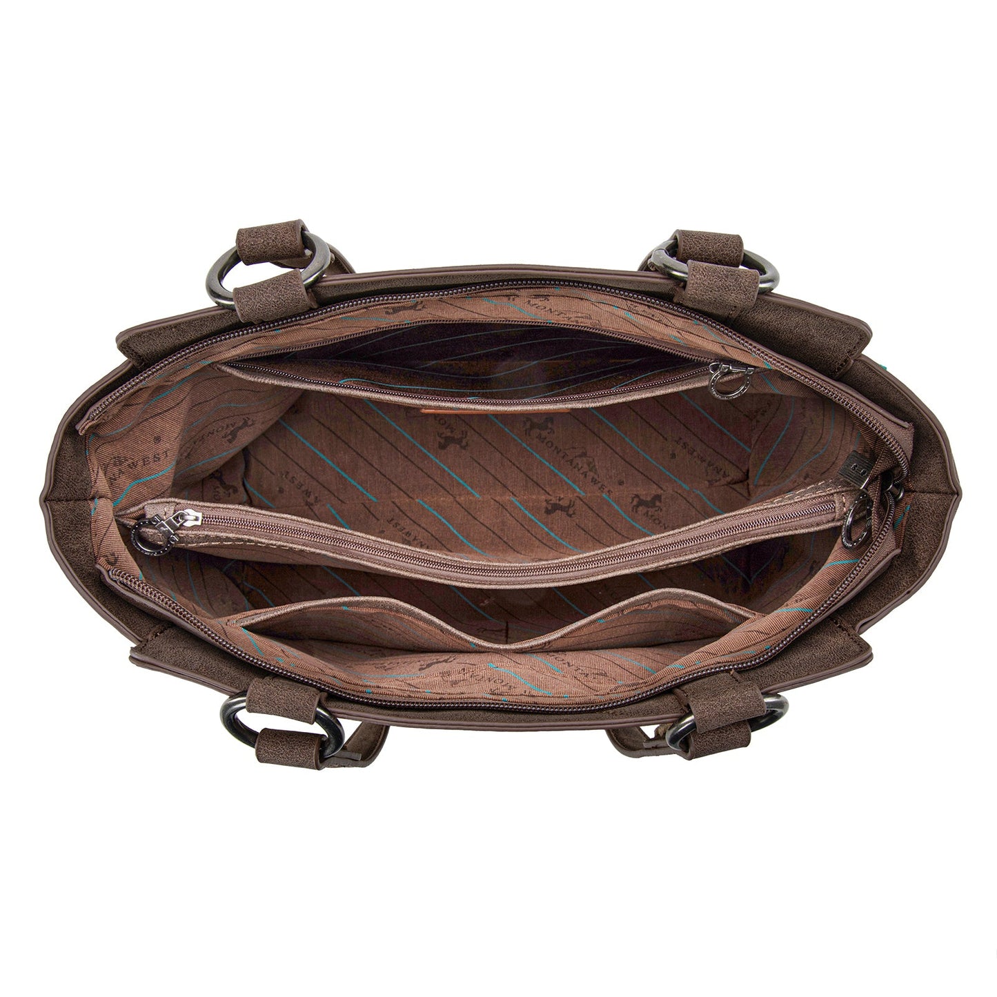 MW1348-8250  Montana West Embroidered Tote Bag