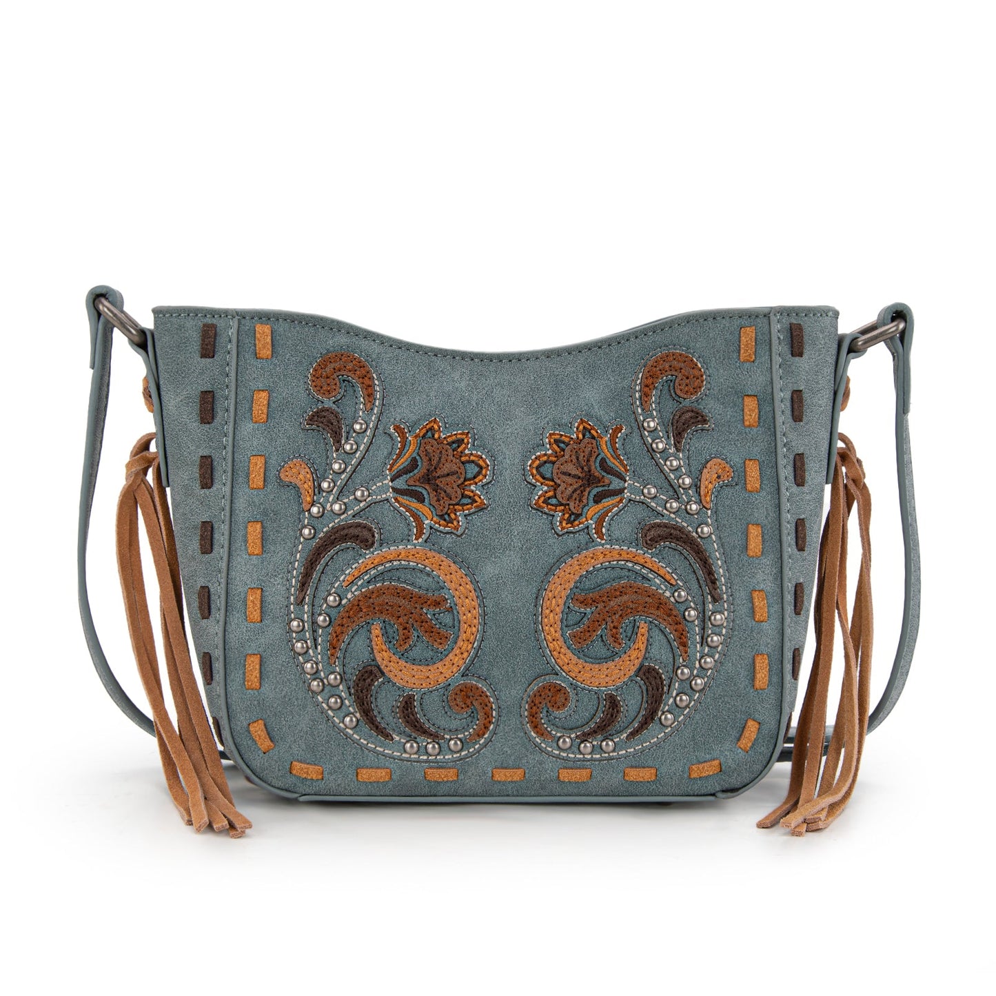 MW1348-8360  Montana West Embroidered Crossbody