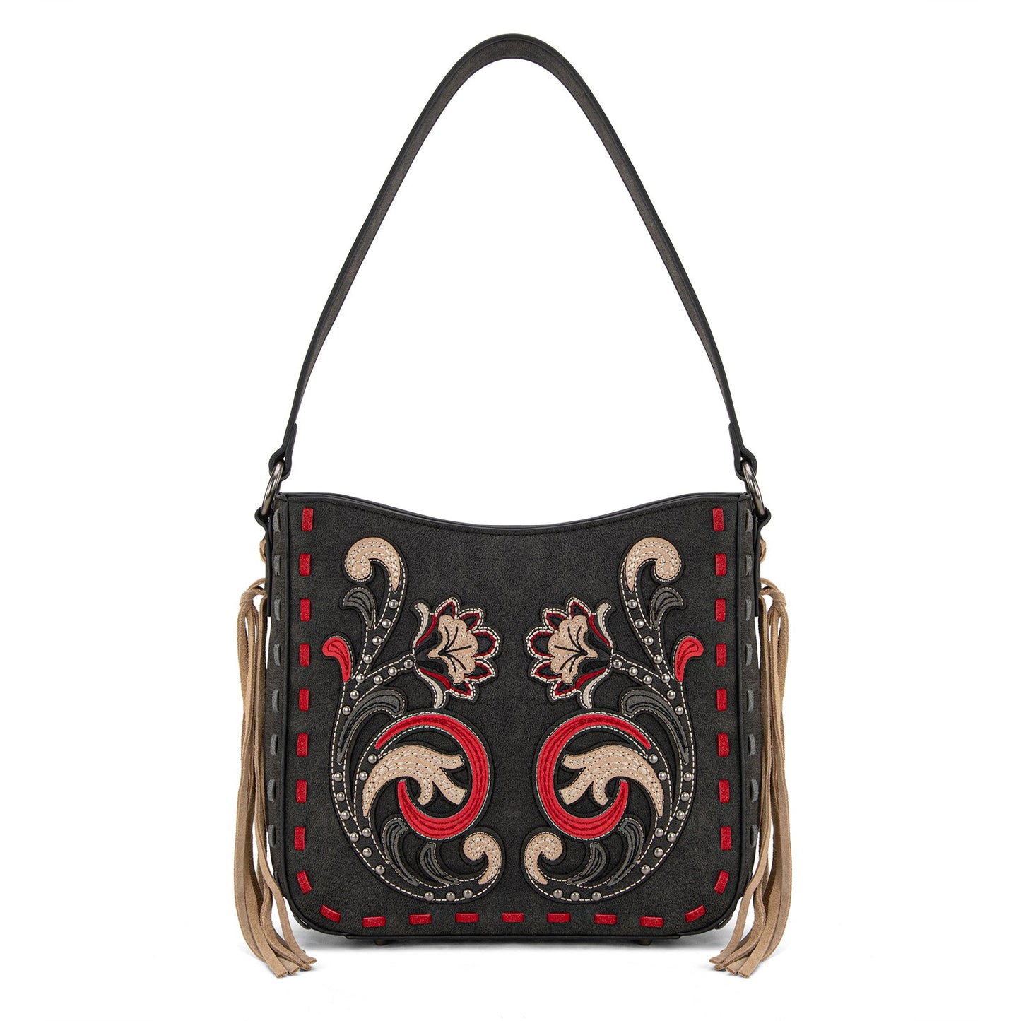 MW1348-918  Montana West Embroidered Hobo Bag