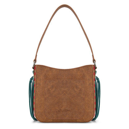 MW1348-918  Montana West Embroidered Hobo Bag