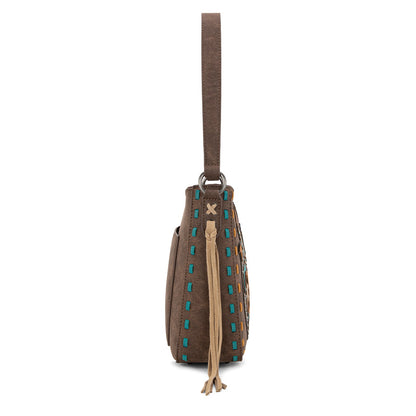 MW1348-918  Montana West Embroidered Hobo Bag