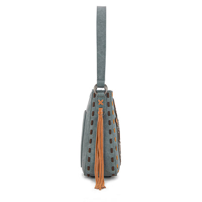 MW1348-918  Montana West Embroidered Hobo Bag