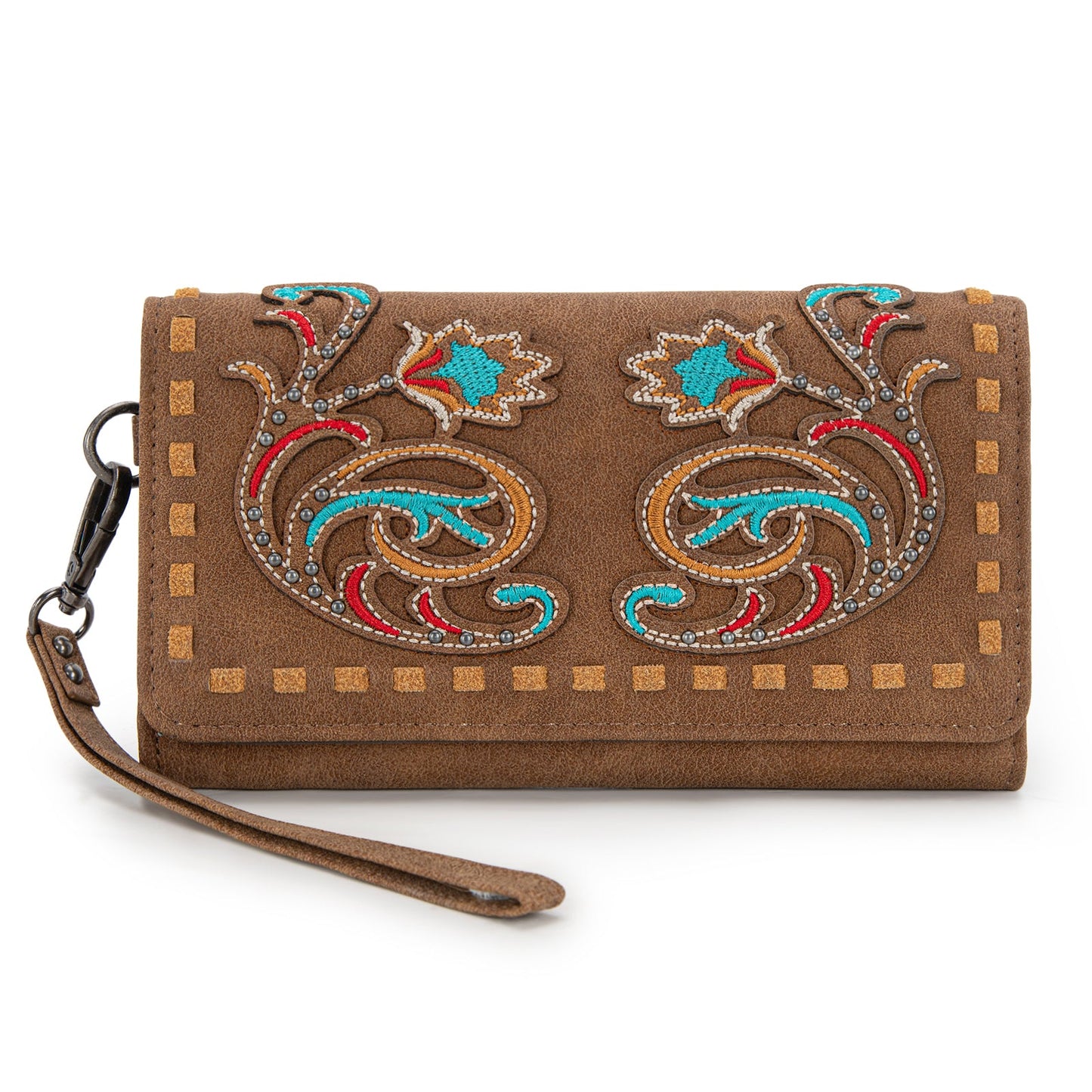 MW1348-W002 Montana West Embroidered Collection Wallet