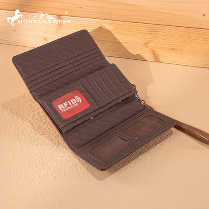 MW1348-W002 Montana West Embroidered Collection Wallet