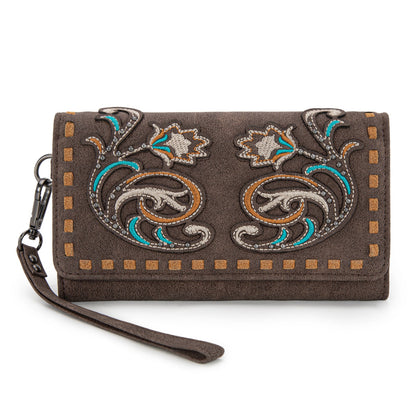 MW1348-W002 Montana West Embroidered Collection Wallet
