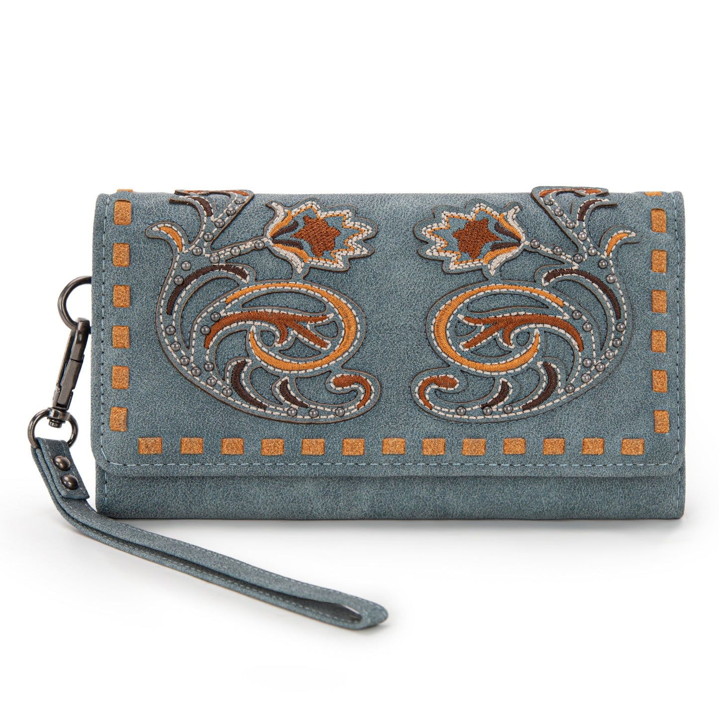 MW1348-W002 Montana West Embroidered Collection Wallet