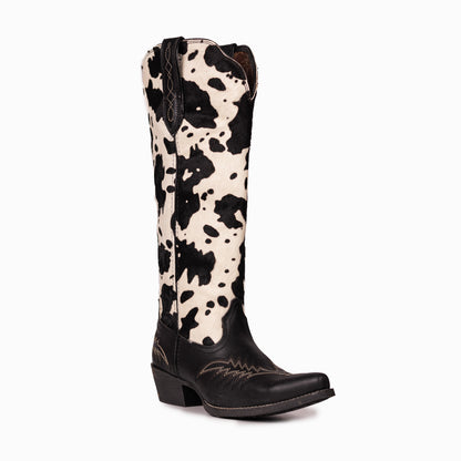 Montana West Women's Western Cowgirl Boots - Full Grain Leather, Snip Toe MWB6039