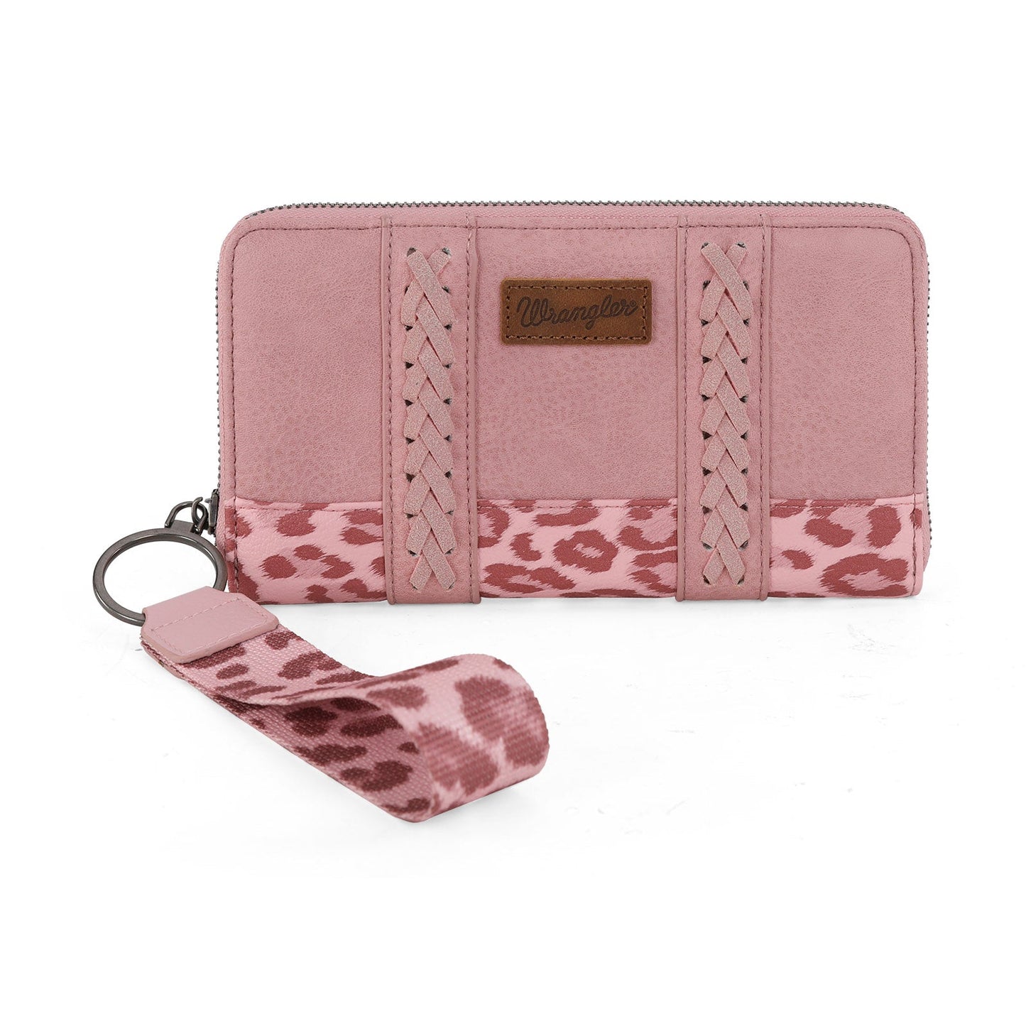 WG102-W006  Wrangler Leopard Print Wallet  -Pink