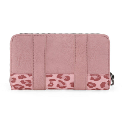 WG102-W006  Wrangler Leopard Print Wallet  -Pink
