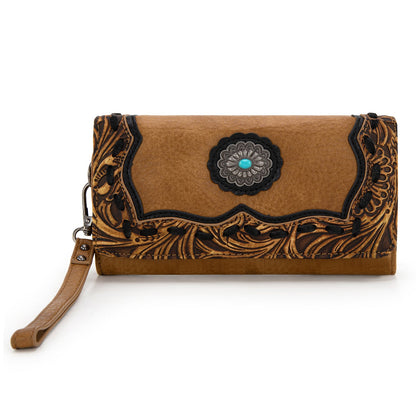 TR192-W002  Trinity Ranch Concho Collection Wallet