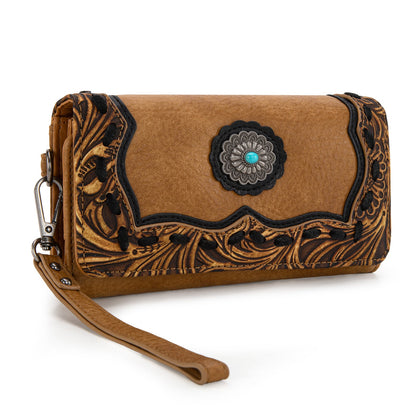 TR192-W002  Trinity Ranch Concho Collection Wallet