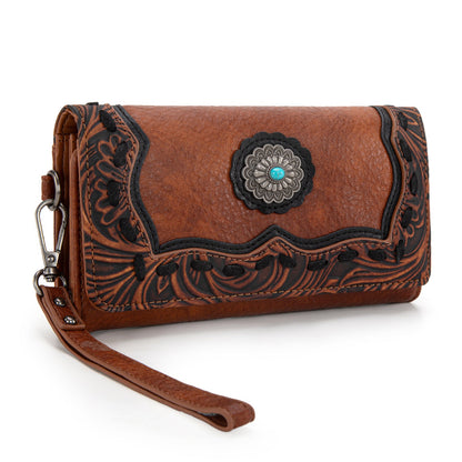 TR192-W002  Trinity Ranch Concho Collection Wallet